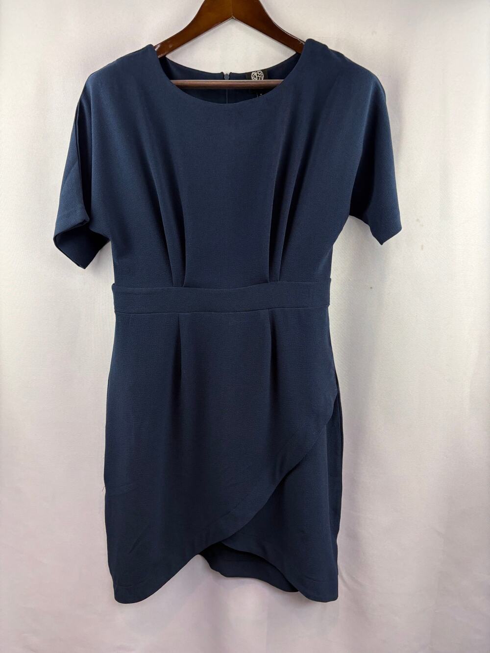 Women’s Bobeau Medium Navy Blue Sheath Dress